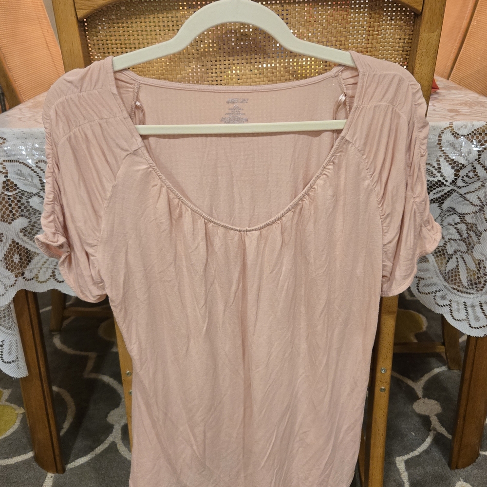 Jennifer Lopez Blouse Blush Pink Size XL